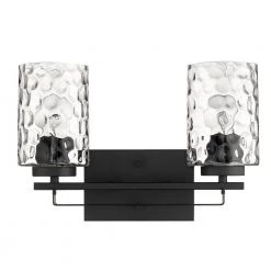 Livvy 15 in. 2-Light Matte Black Vanity Light by Acclaim Lighting -Acclaim Lighting store matte black acclaim lighting vanity lighting in40011bk 4f 1000