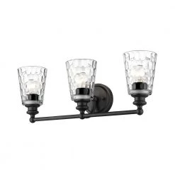 Mae 22-3/4 in. 3-Light Matte Black Vanity Light by Acclaim Lighting -Acclaim Lighting store matte black acclaim lighting vanity lighting in40022bk 1f 1000