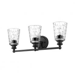 Mae 22-3/4 in. 3-Light Matte Black Vanity Light by Acclaim Lighting -Acclaim Lighting store matte black acclaim lighting vanity lighting in40022bk 4f 1000