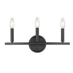 Sawyer 18 in. 3-Light Matte Black Vanity Light by Acclaim Lighting -Acclaim Lighting store matte black acclaim lighting vanity lighting in41155bk 1f 1000