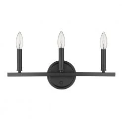 Sawyer 18 in. 3-Light Matte Black Vanity Light by Acclaim Lighting -Acclaim Lighting store matte black acclaim lighting vanity lighting in41155bk 4f 1000