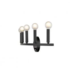 Sawyer 32 in. 5-Light Matte Black Vanity Light by Acclaim Lighting -Acclaim Lighting store matte black acclaim lighting vanity lighting in41156bk 1f 1000