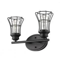 Piers 15-3/4 in. 2-Light Matte Black Vanity Light by Acclaim Lighting -Acclaim Lighting store matte black acclaim lighting vanity lighting in41281bk 1f 1000