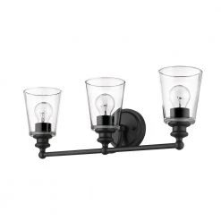 Ceil 3-Light Matte Black Vanity Light by Acclaim Lighting 10 Ceil 3-Light Matte Black Vanity Light by Acclaim Lighting -Acclaim Lighting store matte black acclaim lighting vanity lighting in41402bk 1f 1000