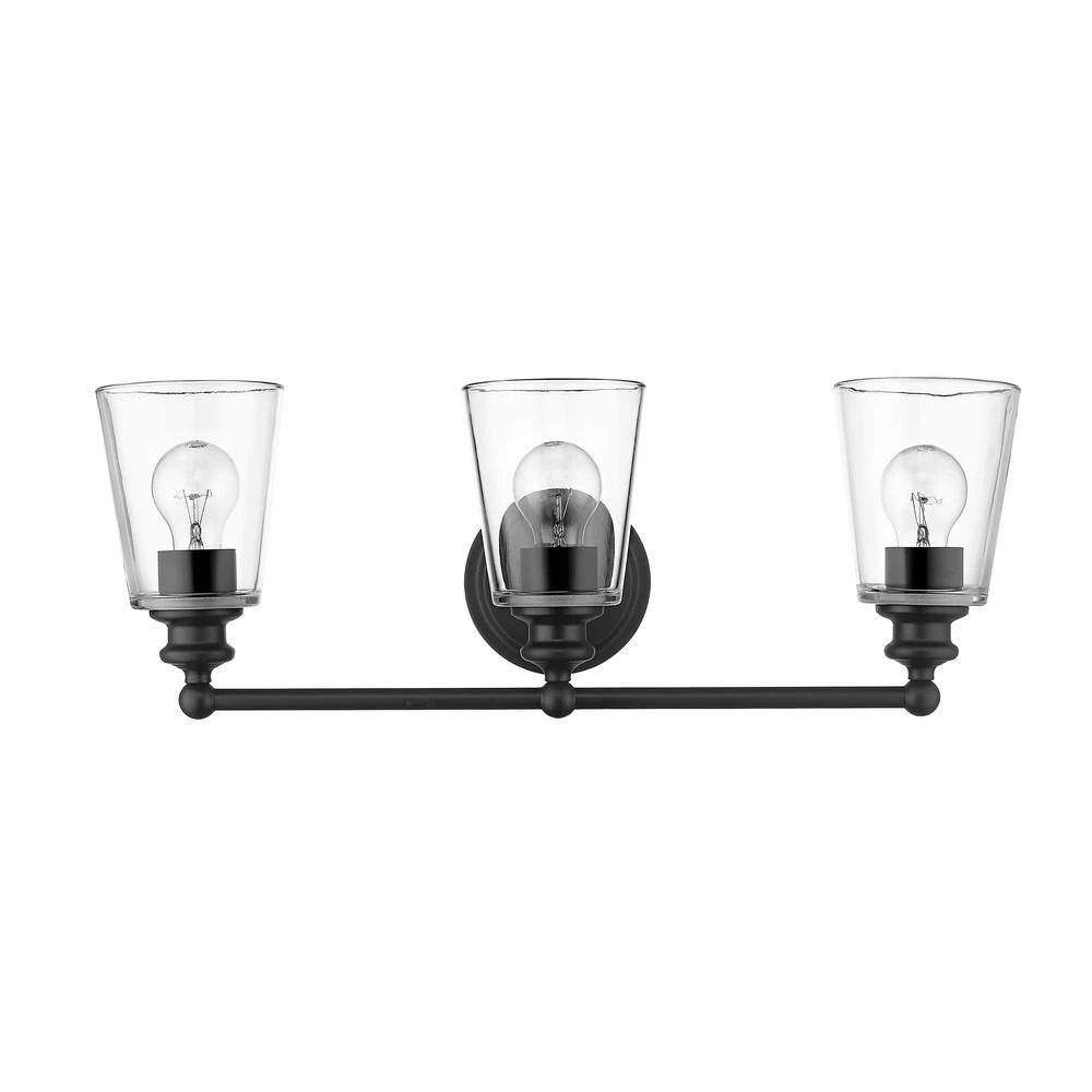 Ceil 3-Light Matte Black Vanity Light by Acclaim Lighting 4 Ceil 3-Light Matte Black Vanity Light by Acclaim Lighting - Image 2