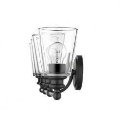 Ceil 4-Light Matte Black Vanity Light by Acclaim Lighting -Acclaim Lighting store matte black acclaim lighting vanity lighting in41403bk 44 1000