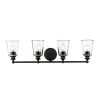 Ceil 4-Light Matte Black Vanity Light by Acclaim Lighting