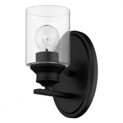 Gemma 1-Light Matte Black Sconce by Acclaim Lighting -Acclaim Lighting store matte black acclaim lighting vanity lighting in41450bk 44 1000