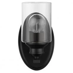 Gemma 1-Light Matte Black Sconce by Acclaim Lighting -Acclaim Lighting store matte black acclaim lighting vanity lighting in41450bk 4f 1000