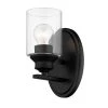 Gemma 1-Light Matte Black Sconce by Acclaim Lighting -Acclaim Lighting store matte black acclaim lighting vanity lighting in41450bk 64 1000