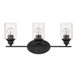Gemma 3-Light Matte Black Vanity by Acclaim Lighting -Acclaim Lighting store matte black acclaim lighting vanity lighting in41452bk 4f 1000