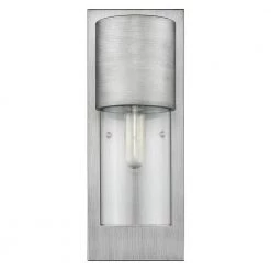 Cooper 1-Light Matte Nickel Outdoor Wall Lantern Sconce With Clear Glass by Acclaim Lighting 9 Cooper 1-Light Matte Nickel Outdoor Wall Lantern Sconce With Clear Glass by Acclaim Lighting -Acclaim Lighting store matte nickel acclaim lighting outdoor sconces 1511mn cl 4f 1000