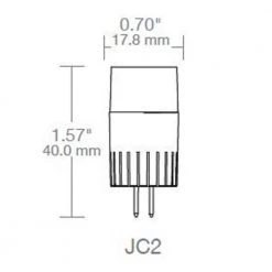 ProLED 20-Watt Equivalent JC G4 Base IP65 Non-Dimmable Landscape LED Light Bulb Warm White 81109 by HALCO LIGHTING TECHNOLOGIES 6 ProLED 20-Watt Equivalent JC G4 Base IP65 Non-Dimmable Landscape LED Light Bulb Warm White 81109 by HALCO LIGHTING TECHNOLOGIES -Acclaim Lighting store n a halco lighting technologies led light bulbs jc2 827 led2 81109 c3 1000