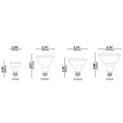 50-Watt Equivalent 10-Watt PAR30 Short Neck Dimmable LED Narrow Flood White Soft White Light Bulb 3000K 82971 by HALCO LIGHTING TECHNOLOGIES -Acclaim Lighting store n a halco lighting technologies led light bulbs par30nfl10s 830 eco2 led 82971 c3 1000
