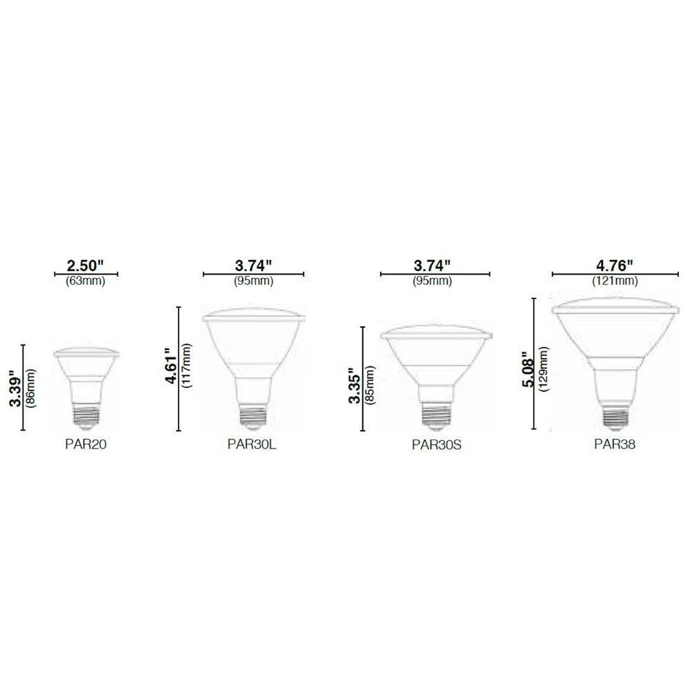 90-Watt Equivalent 15-Watt PAR38 Dimmable LED Flood White Soft White Light Bulb 3000K 81954 by HALCO LIGHTING TECHNOLOGIES 4 90-Watt Equivalent 15-Watt PAR38 Dimmable LED Flood White Soft White Light Bulb 3000K 81954 by HALCO LIGHTING TECHNOLOGIES - Image 2