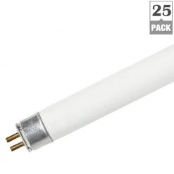 54-Watt Equivalent 25-Watt 45.2 in. Linear T5 LED Non-Dimmable Type B Bypass Tube Light Bulb, Daylight 5000K (25-Pack) by HALCO LIGHTING TECHNOLOGIES