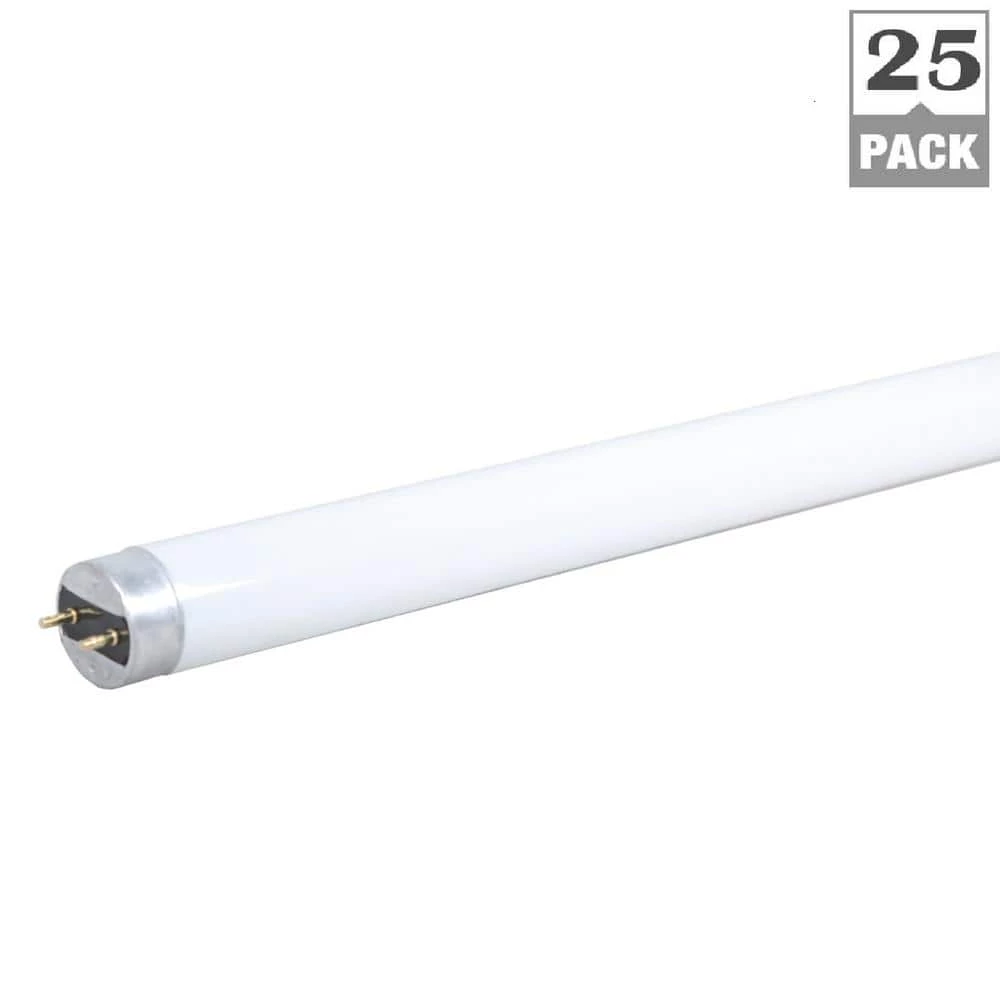 25-Watt Equivalent 11-Watt 3 ft. Linear T8 LED Non-Dimmable Plug and Play Light Bulb Type A Bright White 3500K (25-Pack) by HALCO LIGHTING TECHNOLOGIES 3 25-Watt Equivalent 11-Watt 3 ft. Linear T8 LED Non-Dimmable Plug and Play Light Bulb Type A Bright White 3500K (25-Pack) by HALCO LIGHTING TECHNOLOGIES