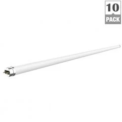 4 ft. 13-Watt T8 Dimmable LED Linear Light Bulb Type A Daylight 5000K (10-Pack) by HALCO LIGHTING TECHNOLOGIES