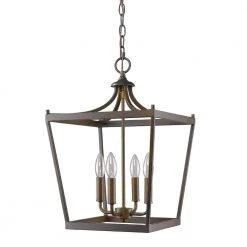 Kennedy 4-Light Indoor Oil Rubbed Bronze Chandelier by Acclaim Lighting