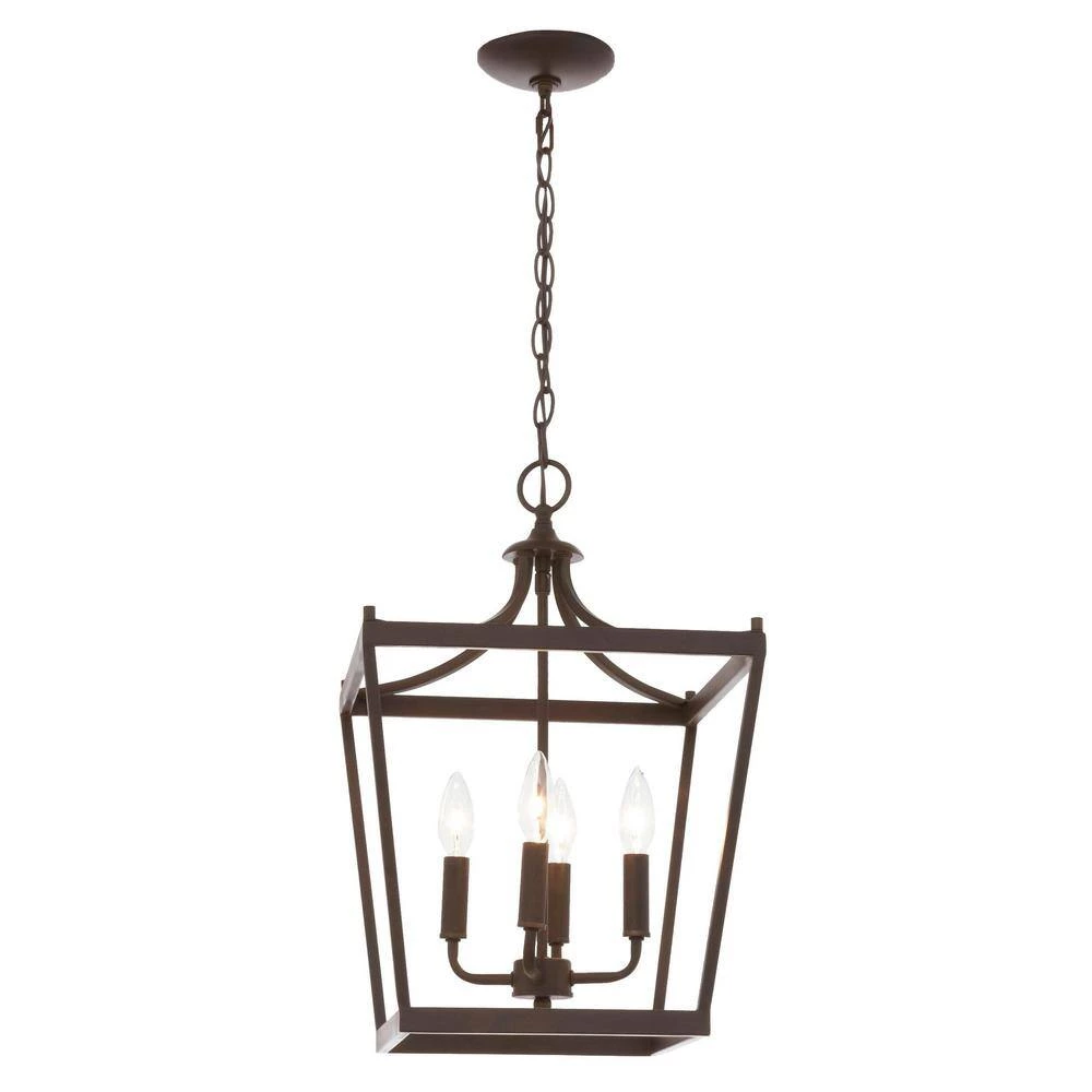 Kennedy 4-Light Indoor Oil Rubbed Bronze Chandelier by Acclaim Lighting 6 Kennedy 4-Light Indoor Oil Rubbed Bronze Chandelier by Acclaim Lighting - Image 4