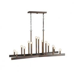 Fallon 14-Light Oil-Rubbed Bronze Island Pendant by Acclaim Lighting -Acclaim Lighting store oil rubbed bronze acclaim lighting chandeliers in20066orb 4f 1000