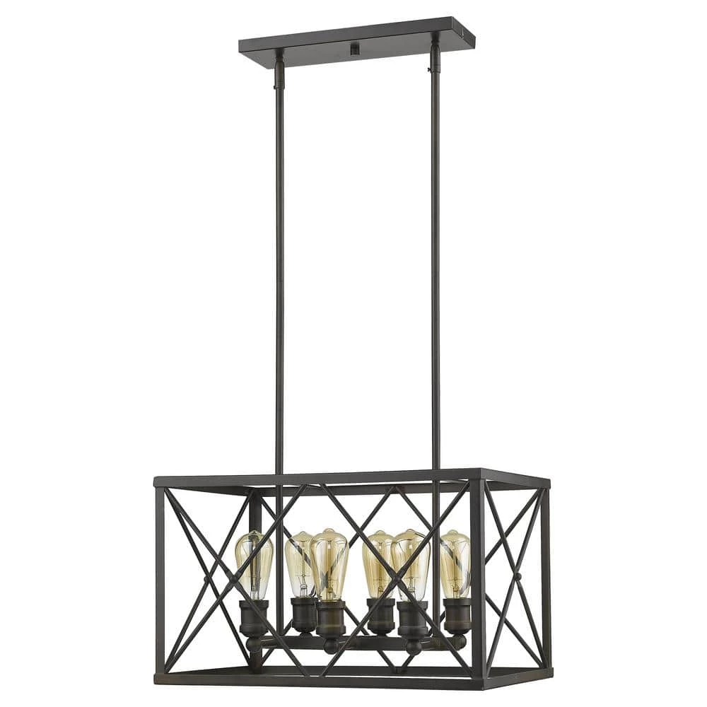 Brooklyn 6-Light Oil-Rubbed Bronze Pendant by Acclaim Lighting 3 Brooklyn 6-Light Oil-Rubbed Bronze Pendant by Acclaim Lighting