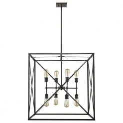 Brooklyn 8-Light Oil-Rubbed Bronze Pendant by Acclaim Lighting -Acclaim Lighting store oil rubbed bronze acclaim lighting chandeliers in21127orb 4f 1000