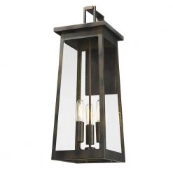 Alden 3-Light Oil-Rubbed Bronze Outdoor Wall Lantern by Acclaim Lighting -Acclaim Lighting store oil rubbed bronze acclaim lighting outdoor sconces 1222orb 4f 1000