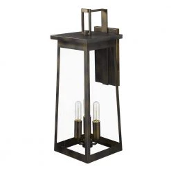 Alden 3-Light Oil-Rubbed Bronze Outdoor Wall Lantern by Acclaim Lighting