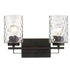 Livvy 15 in. 2-Light Oil-Rubbed Bronze Vanity Light by Acclaim Lighting -Acclaim Lighting store oil rubbed bronze acclaim lighting vanity lighting in40011orb 1f 1000