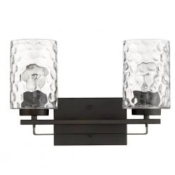 Livvy 15 in. 2-Light Oil-Rubbed Bronze Vanity Light by Acclaim Lighting -Acclaim Lighting store oil rubbed bronze acclaim lighting vanity lighting in40011orb 4f 1000