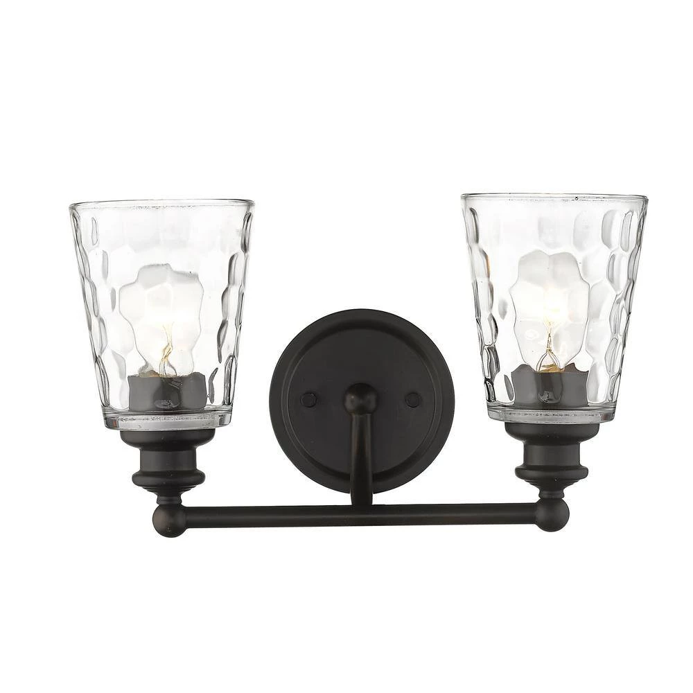 Mae 14-1/4 in. 2-Light Oil-Rubbed Bronze Vanity Light by Acclaim Lighting 6 Mae 14-1/4 in. 2-Light Oil-Rubbed Bronze Vanity Light by Acclaim Lighting - Image 4