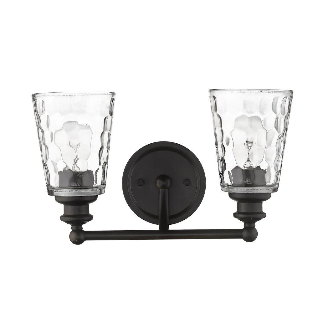 Mae 14-1/4 in. 2-Light Oil-Rubbed Bronze Vanity Light by Acclaim Lighting 5 Mae 14-1/4 in. 2-Light Oil-Rubbed Bronze Vanity Light by Acclaim Lighting - Image 3