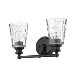 Mae 14-1/4 in. 2-Light Oil-Rubbed Bronze Vanity Light by Acclaim Lighting