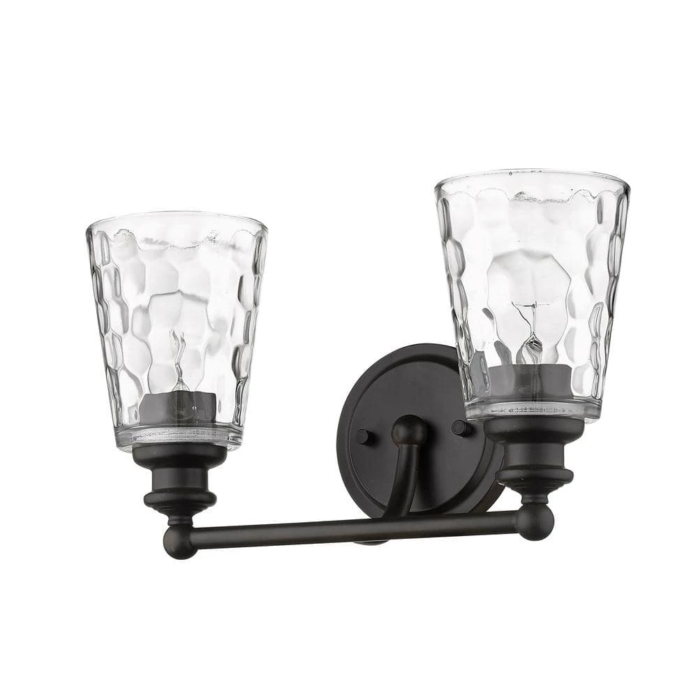 Mae 14-1/4 in. 2-Light Oil-Rubbed Bronze Vanity Light by Acclaim Lighting 3 Mae 14-1/4 in. 2-Light Oil-Rubbed Bronze Vanity Light by Acclaim Lighting