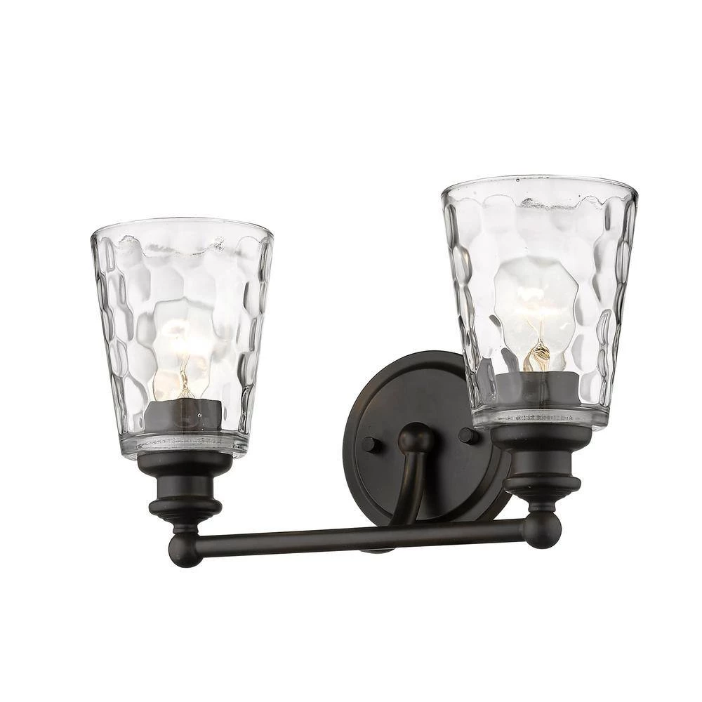 Mae 14-1/4 in. 2-Light Oil-Rubbed Bronze Vanity Light by Acclaim Lighting 4 Mae 14-1/4 in. 2-Light Oil-Rubbed Bronze Vanity Light by Acclaim Lighting - Image 2