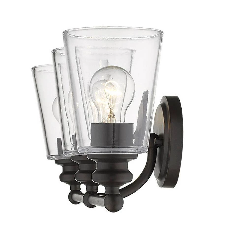 Ceil 3-Light Oil-Rubbed Bronze Vanity by Acclaim Lighting 6 Ceil 3-Light Oil-Rubbed Bronze Vanity by Acclaim Lighting - Image 4