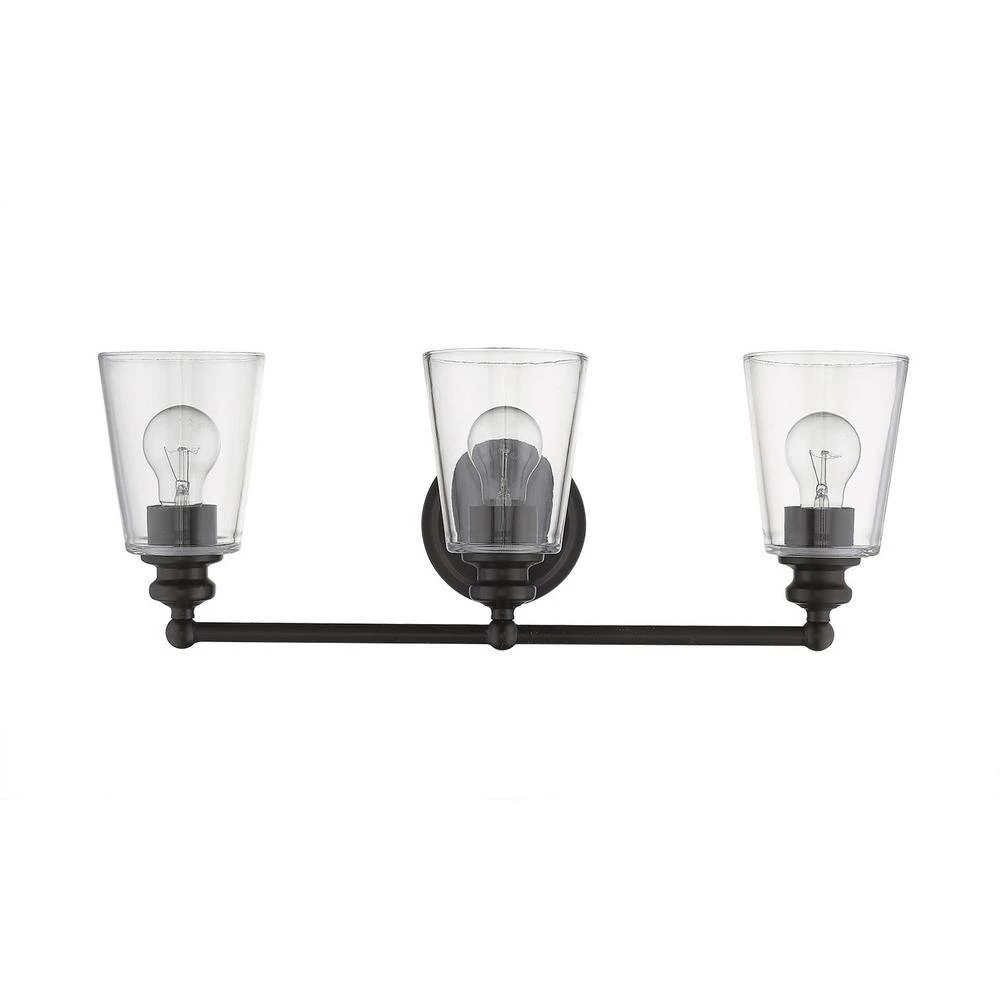 Ceil 3-Light Oil-Rubbed Bronze Vanity by Acclaim Lighting 5 Ceil 3-Light Oil-Rubbed Bronze Vanity by Acclaim Lighting - Image 3