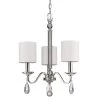 Lily 3-Light Indoor Polished Nickel Mini Chandelier with Shades and Crystal Pendants by Acclaim Lighting -Acclaim Lighting store polished nickel acclaim lighting chandeliers in11051pn 64 1000