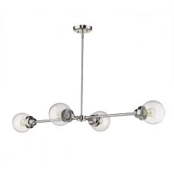 Portsmith 4-Light Polished Nickel Island Pendant by Acclaim Lighting