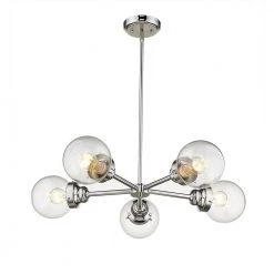 Portsmith 5-Light Polished Nickel Chandelier by Acclaim Lighting -Acclaim Lighting store polished nickel acclaim lighting chandeliers in21223pn 4f 1000