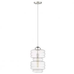 Ballina 1-Light Polished Nickel Pendant by Acclaim Lighting