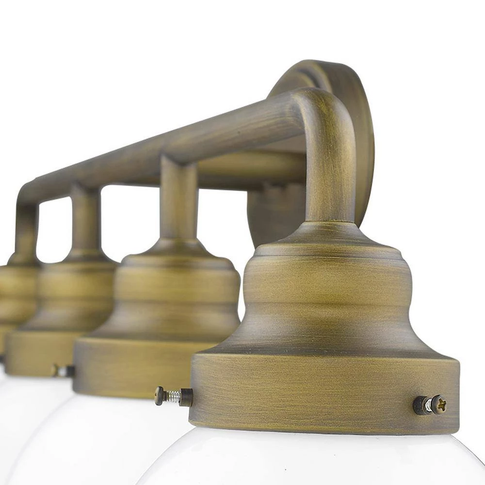 Portsmith 4-Light Raw Brass Vanity by Acclaim Lighting 6 Portsmith 4-Light Raw Brass Vanity by Acclaim Lighting - Image 4