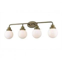 Portsmith 4-Light Raw Brass Vanity by Acclaim Lighting