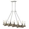 Finnick 12-Light Satin Nickel Chandelier by Acclaim Lighting