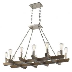 Finnick 12-Light Satin Nickel Chandelier by Acclaim Lighting -Acclaim Lighting store satin nickel acclaim lighting chandeliers in11061sn c3 1000