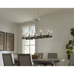 Finnick 12-Light Satin Nickel Chandelier by Acclaim Lighting -Acclaim Lighting store satin nickel acclaim lighting chandeliers in11061sn fa 1000