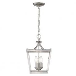 Kennedy 3-Light Satin Nickel Pendant by Acclaim Lighting -Acclaim Lighting store satin nickel acclaim lighting chandeliers in11132sn 4f 1000