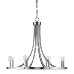 Sawyer 8-Light Satin Nickel Chandelier by Acclaim Lighting 12 Sawyer 8-Light Satin Nickel Chandelier by Acclaim Lighting -Acclaim Lighting store satin nickel acclaim lighting chandeliers in11151sn 1f 1000