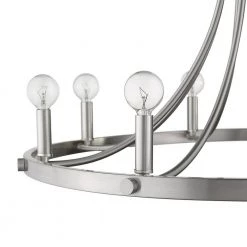Sawyer 8-Light Satin Nickel Chandelier by Acclaim Lighting 15 Sawyer 8-Light Satin Nickel Chandelier by Acclaim Lighting -Acclaim Lighting store satin nickel acclaim lighting chandeliers in11151sn 76 1000